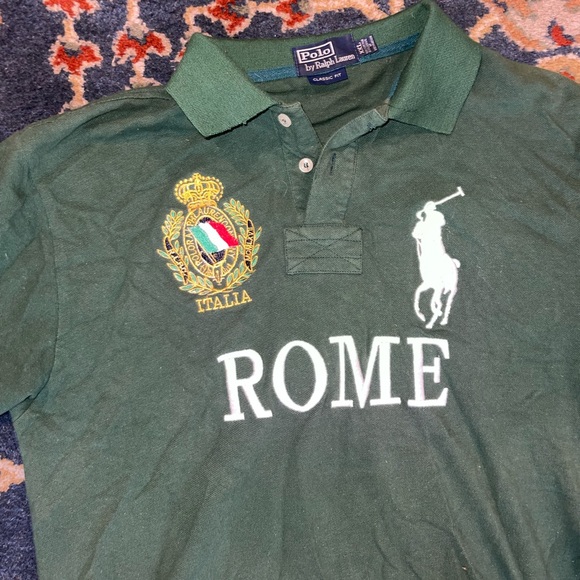 Ralph Lauren polo green size double XL fits like an XL great condition no tears. - Picture 3 of 4
